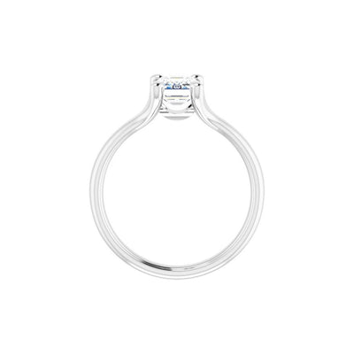 Ever & Ever 14K White Gold 4 Prong Style Diamond Solitaire Engagement Ring