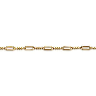 Gabriel 7" Solid Fancy Link Fancy Link Chain