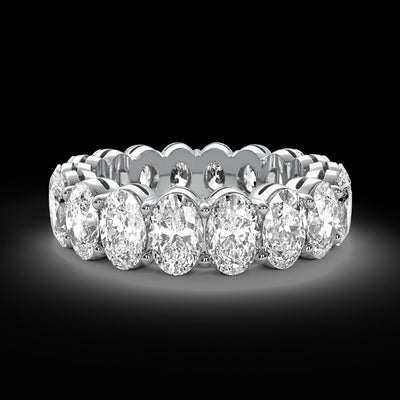 Platinum 7.50ctw Diamond Eternity Band