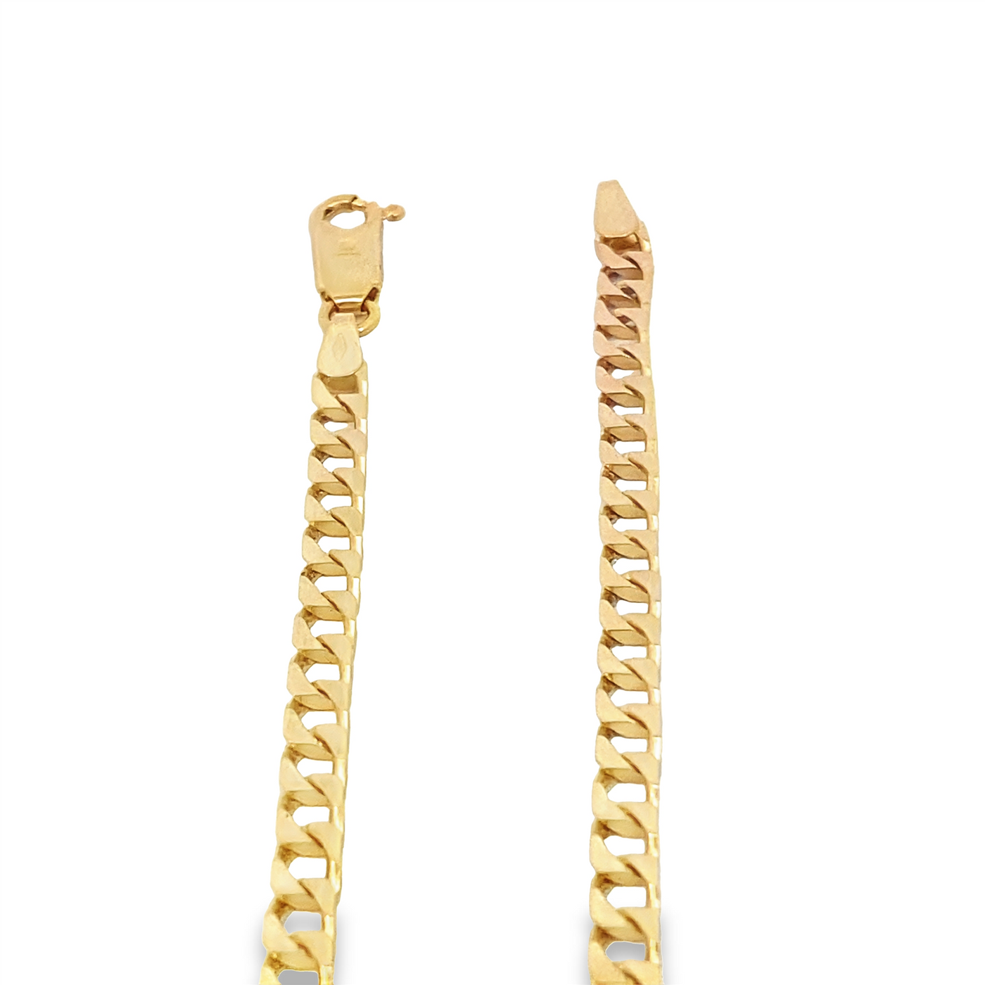 Estate 18K Yellow Gold 3.5mm 18" Curb Chain