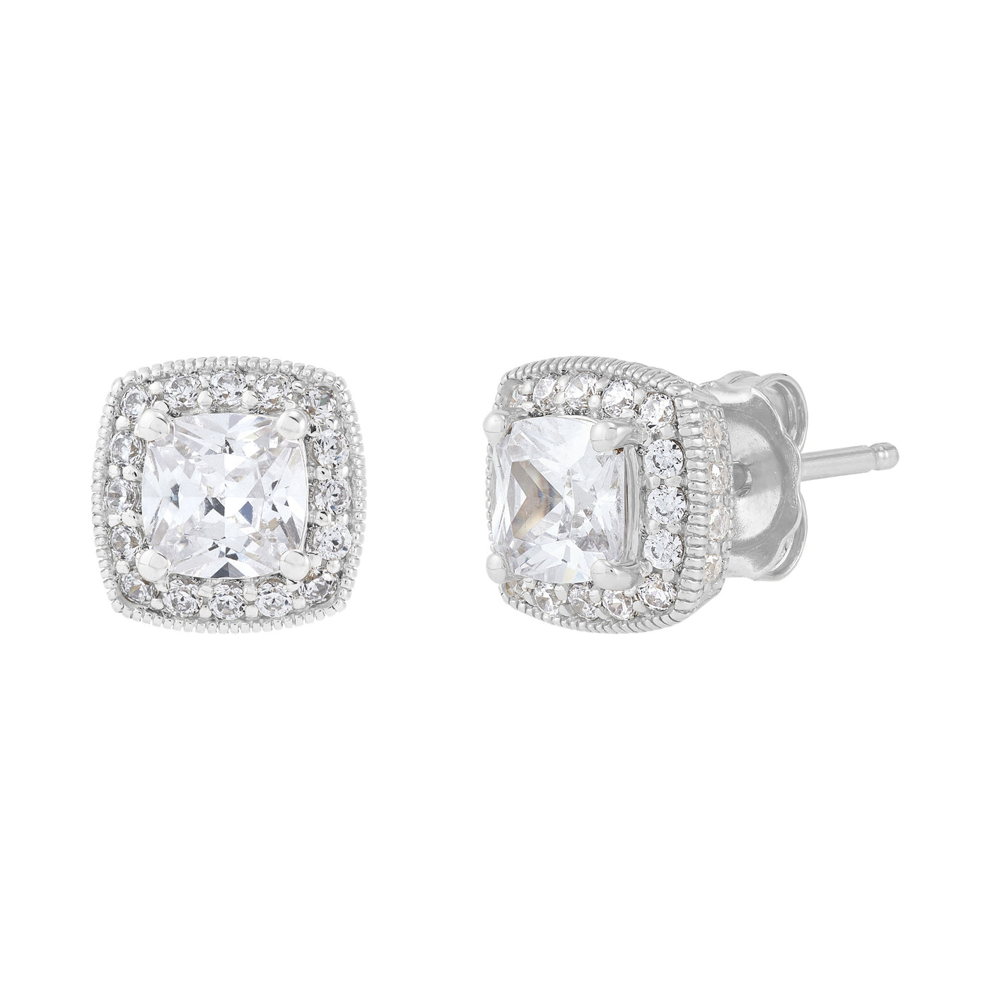 Armadani 14K White Gold 2.00ctw Stud Style Lab Grown Diamond Earrings