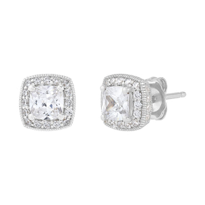 Armadani 14K White Gold 2.00ctw Stud Style Lab Grown Diamond Earrings
