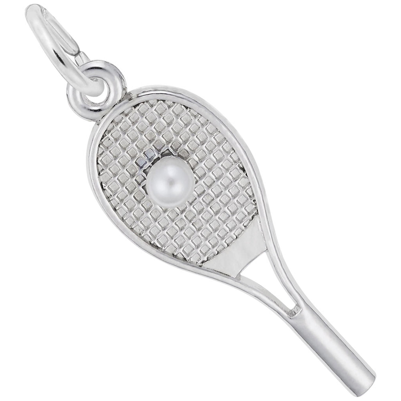 Sterling Silver Tennis Racquet