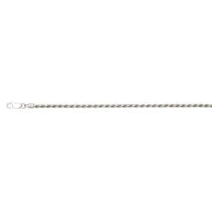 Sterling Silver 3.2mm 22" Rope Chain