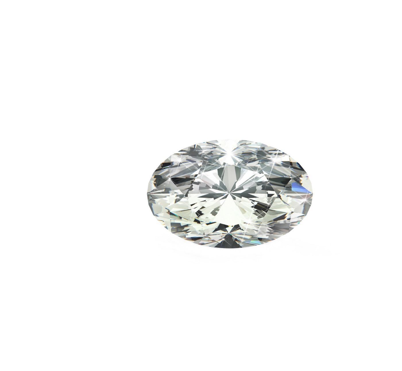 1.06ct VVS2 D Oval Lab Grown Diamond