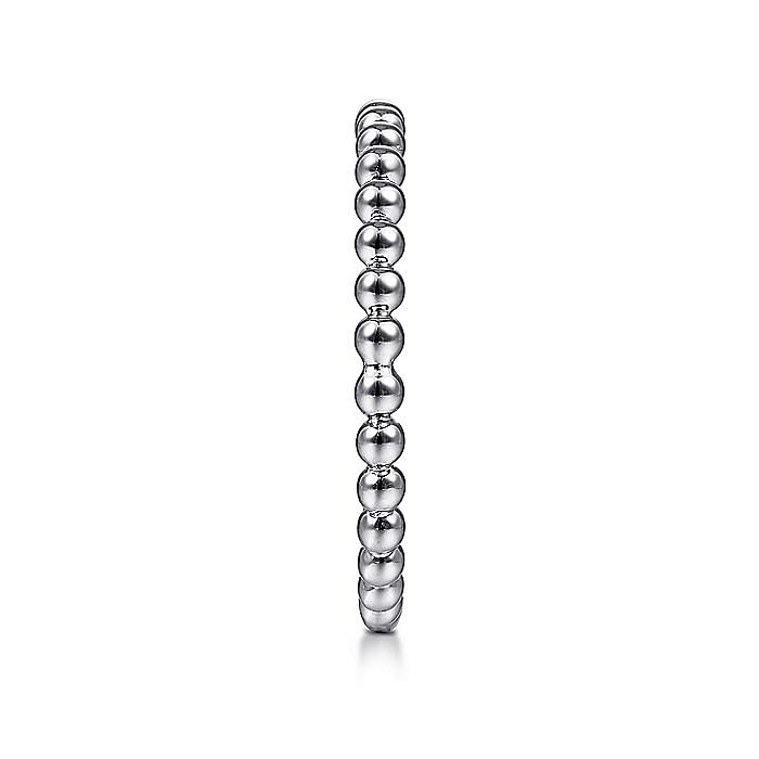 Gabriel 14K White Gold Bujukan Stackable Style Ring