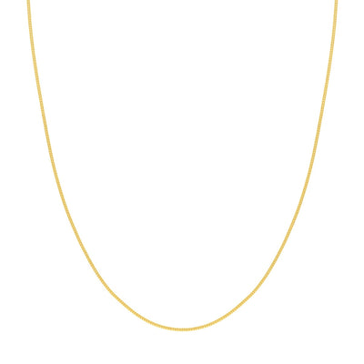 14K Yellow Gold .9mm 20" Franco Chain