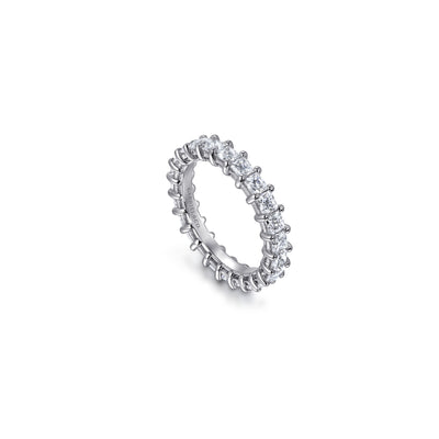 Gabriel 14K White Gold 2.40ctw Eternity Band Model