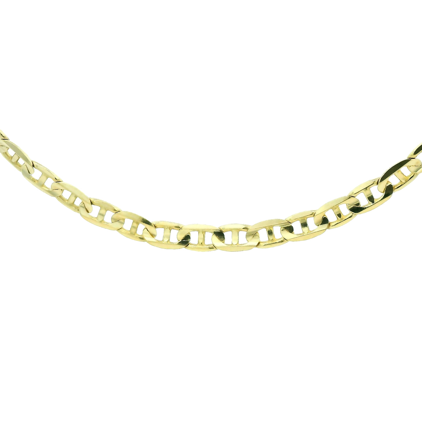 Estate 14K Yellow Gold 4mm 20" Marine Chain