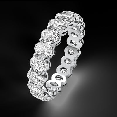 Platinum 4.00ctw Diamond Eternity Band