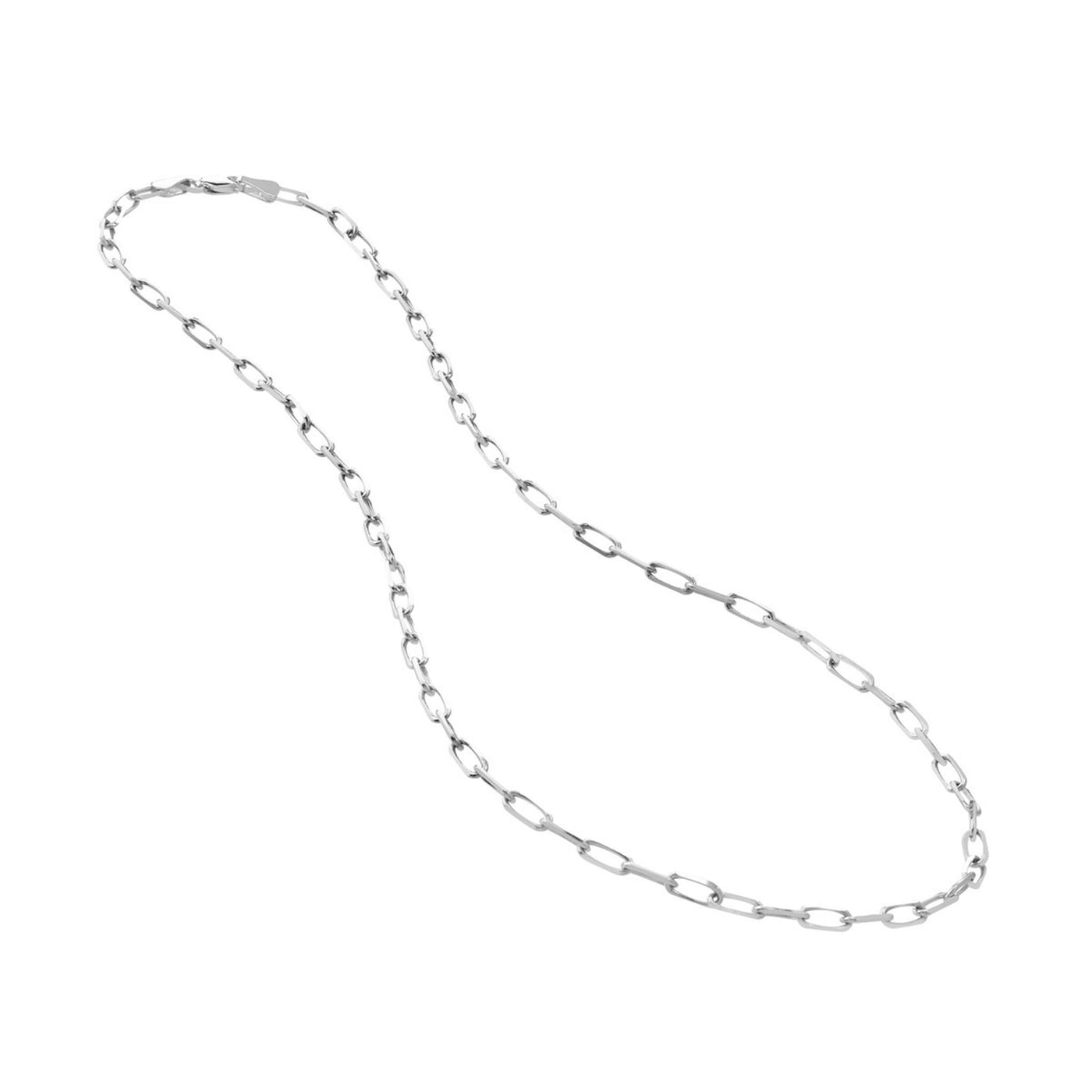 Sterling Silver 4mm 18" Paper Clip Chain