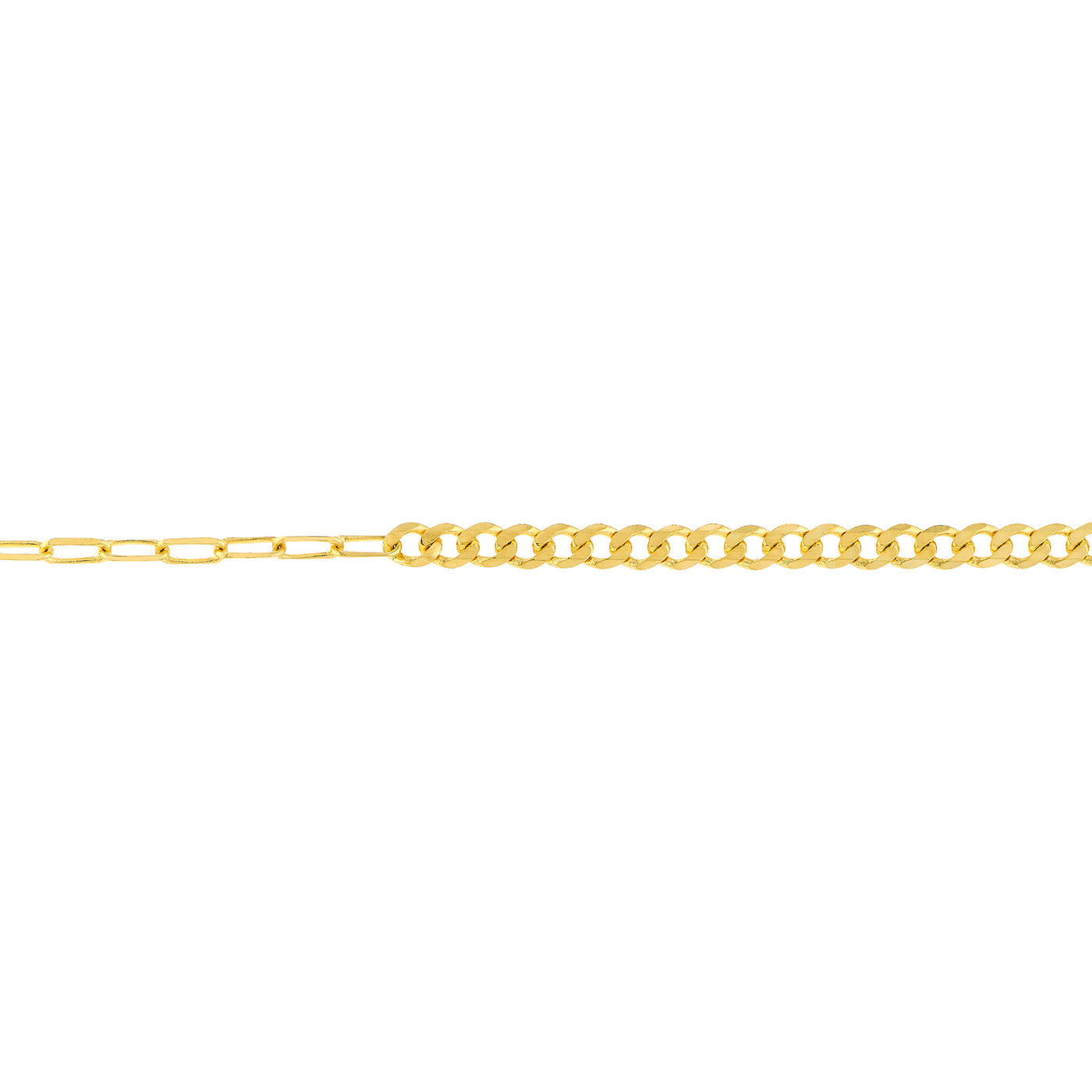 14K Yellow Gold 1.95mm 20" Polished Paper Clip Chain