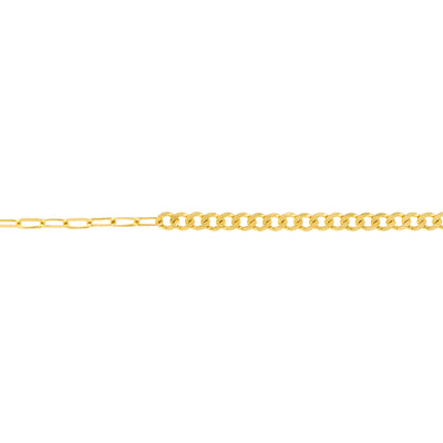 14K Yellow Gold 1.95mm 20" Polished Paper Clip Chain