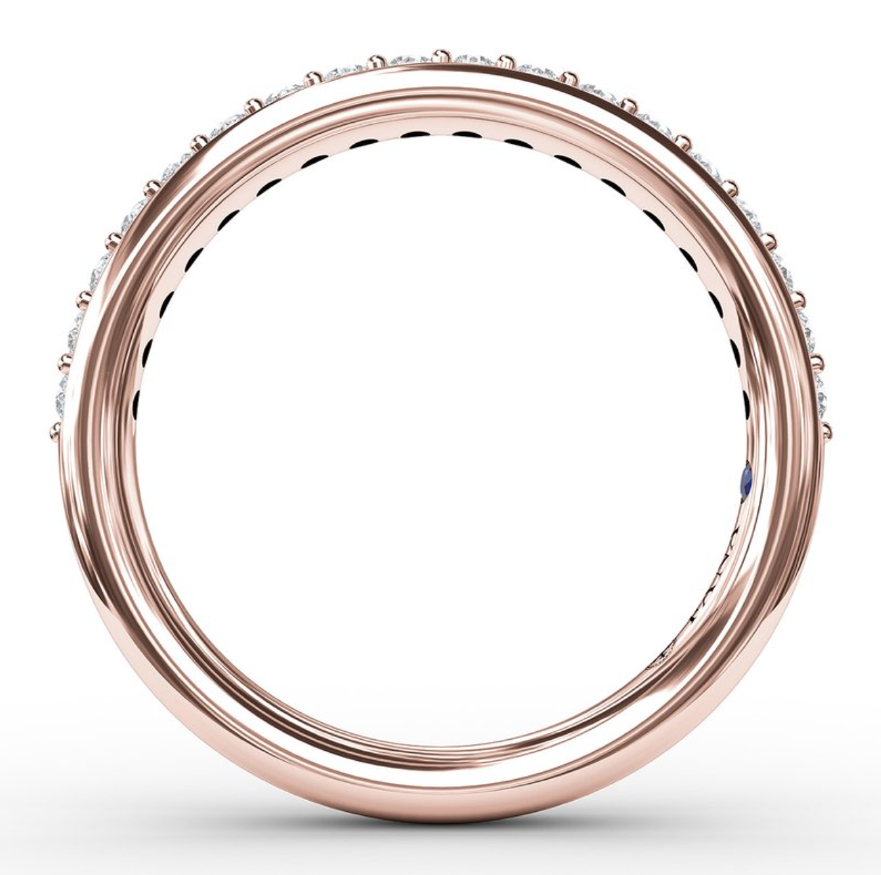 Fana 14K Rose Gold 0.32ctw Diamond Wedding Band