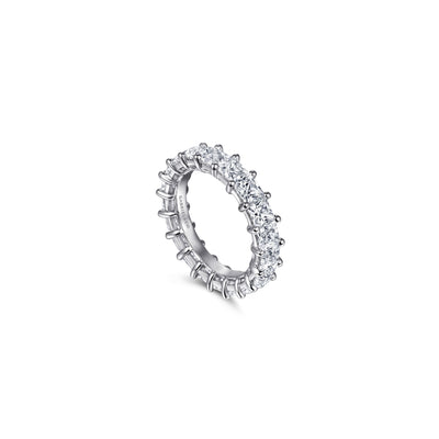 Gabriel 14K White Gold 4.75ctw Eternity Band Model