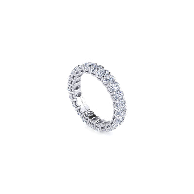 Gabriel 14K White Gold 3.25ctw Eternity Band Model