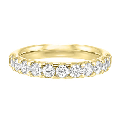 14K Yellow Gold 1.25ctw Lab Grown Diamond Wedding Band