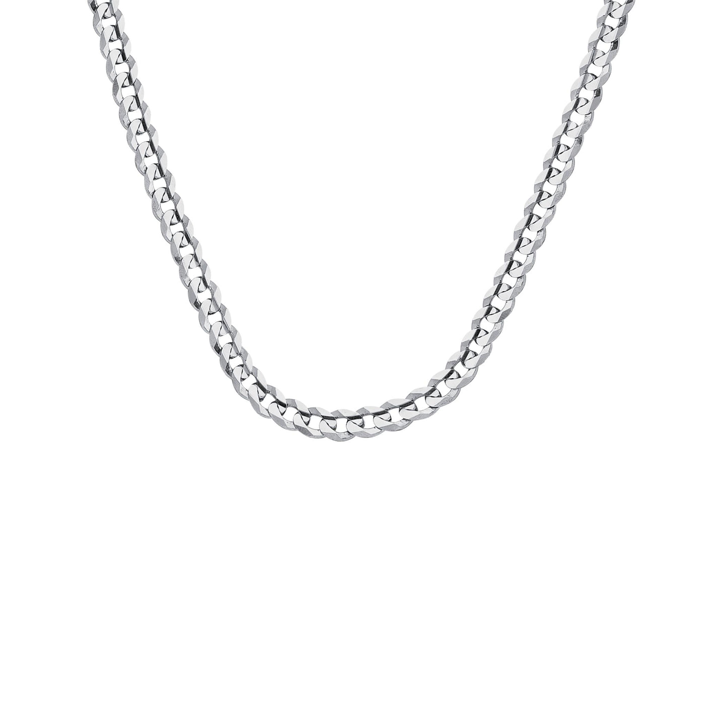 Sterling Silver 7.05mm 24" Curb Chain