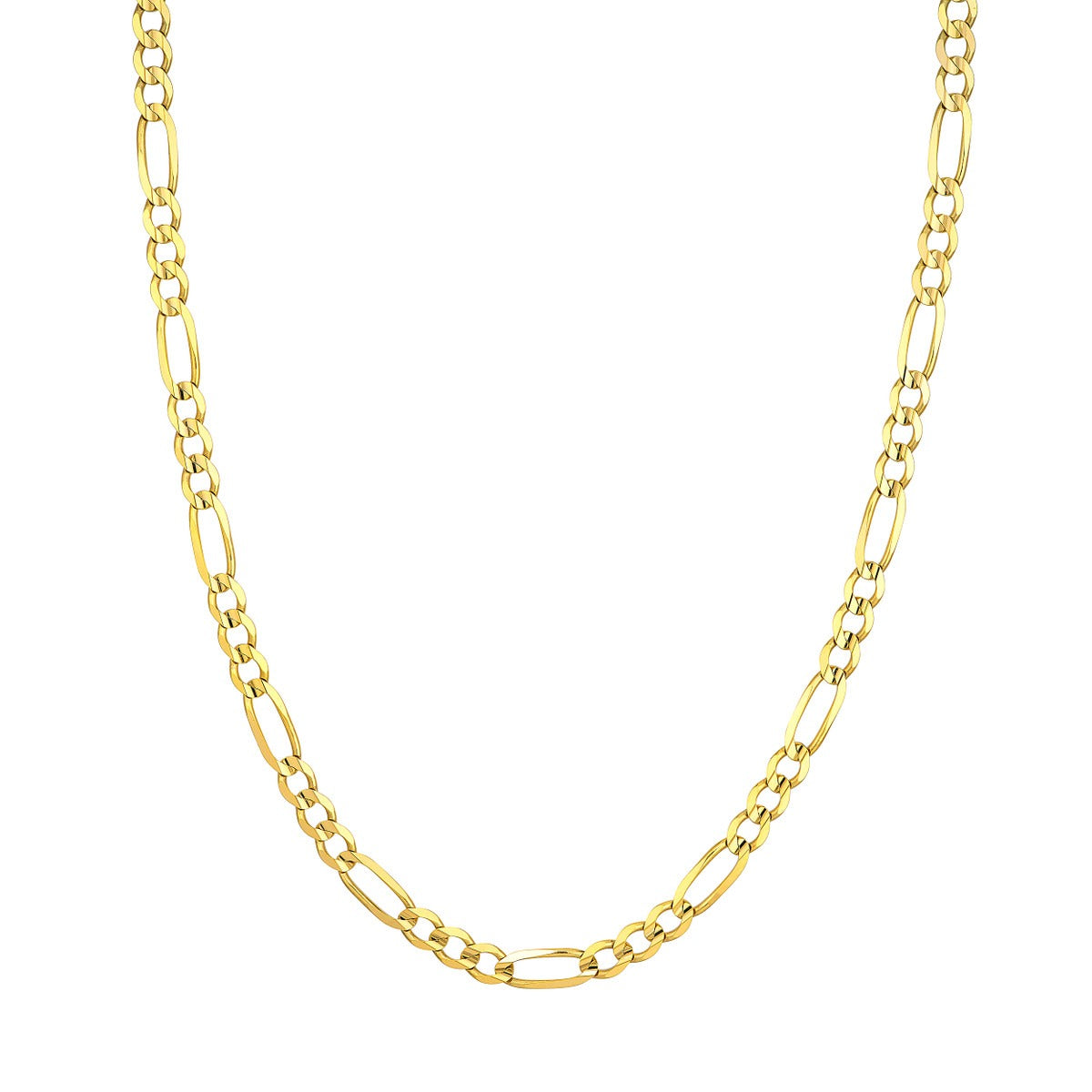 10K Yellow Gold 5.6mm 22" Figaro Chain