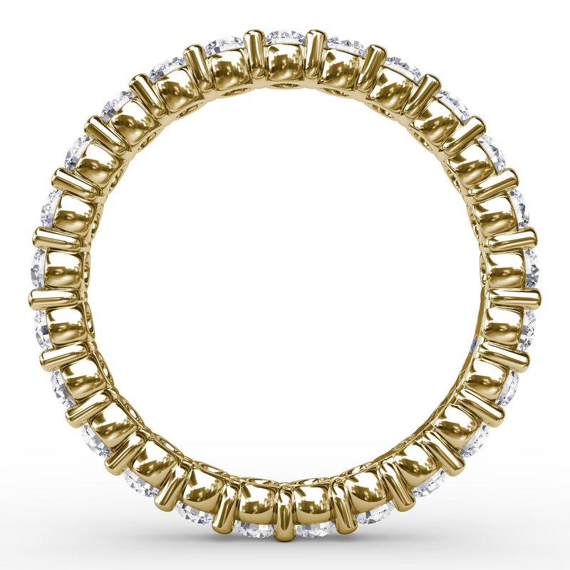 14K Yellow Gold 1.25ctw Diamond Eternity Band 
Featuring a Polished Finish