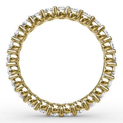 14K Yellow Gold 1.25ctw Diamond Eternity Band 
Featuring a Polished Finish