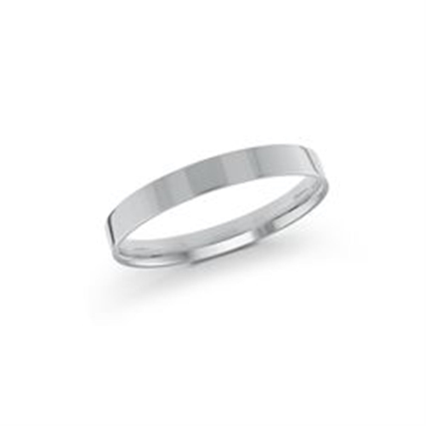 Malo 14K White Gold 2mm Flat Wedding Band