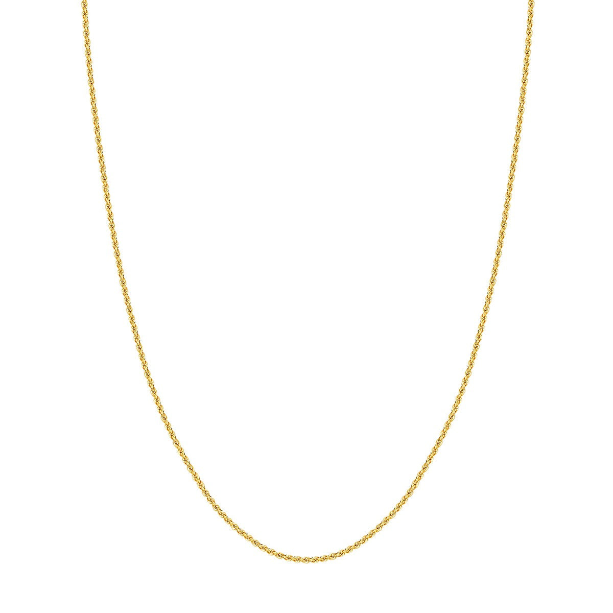 10K Yellow Gold 2.5mm 20" Rope Chain