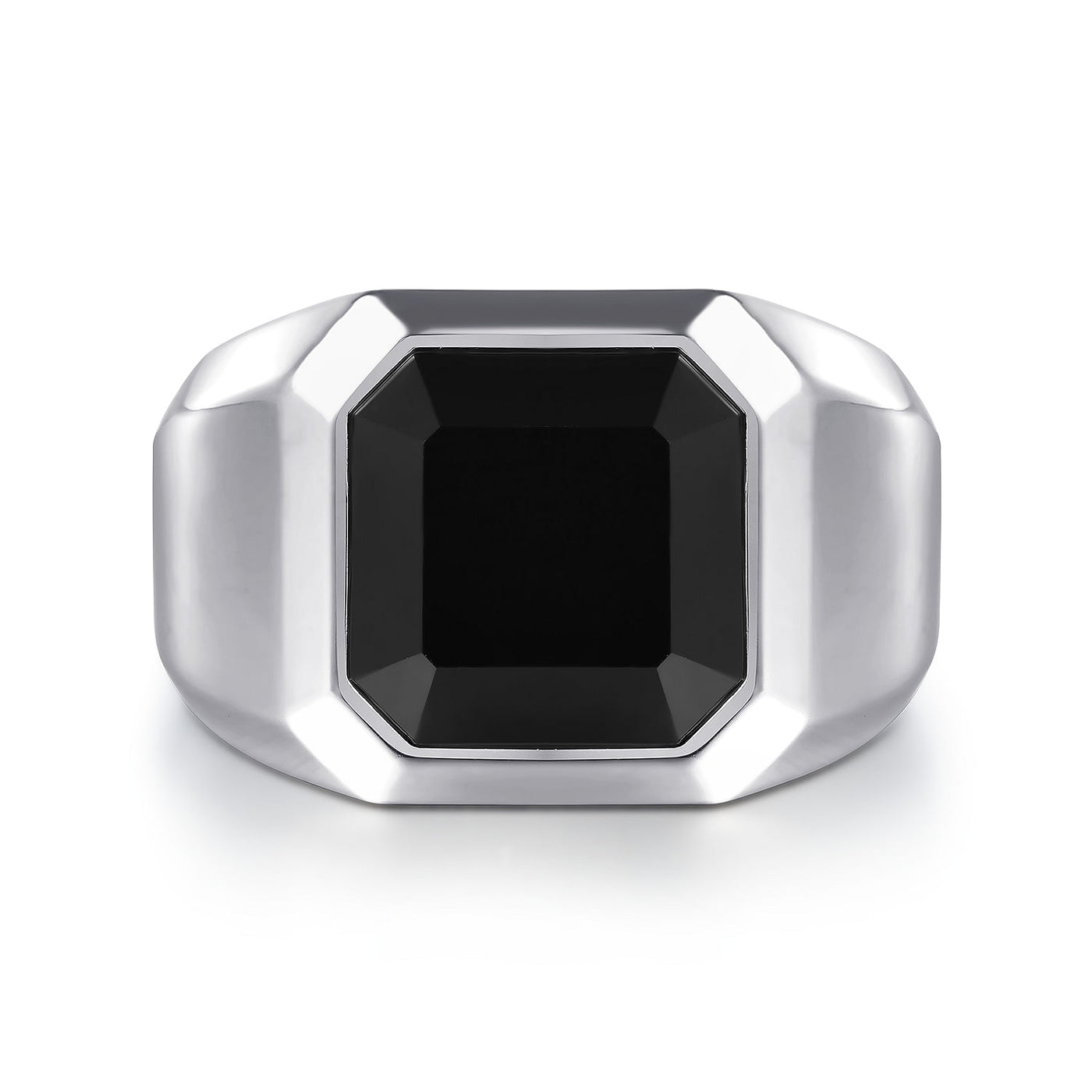 Gabriel Sterling Silver Onyx Ring