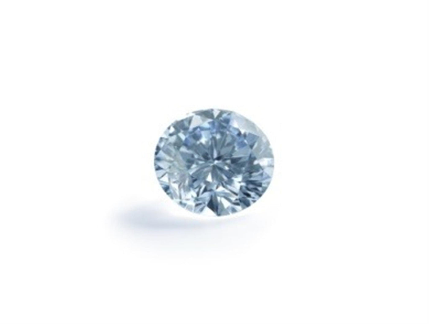 2.00ct VS1 Blue Round Lab Grown Diamond by LIGHTBOX