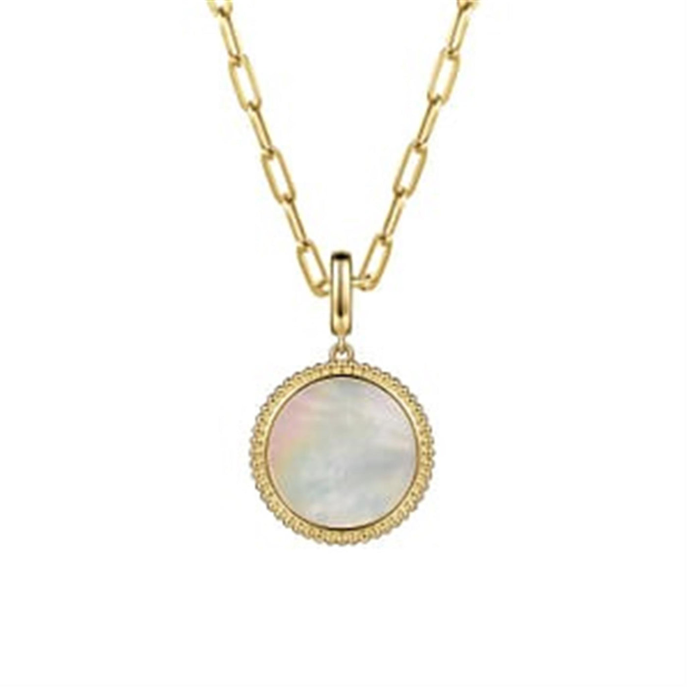 Gabriel 14K Yellow Gold Medallion