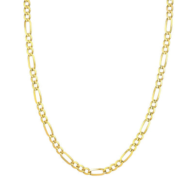 10K Yellow Gold 5.6mm 22" Figaro Chain