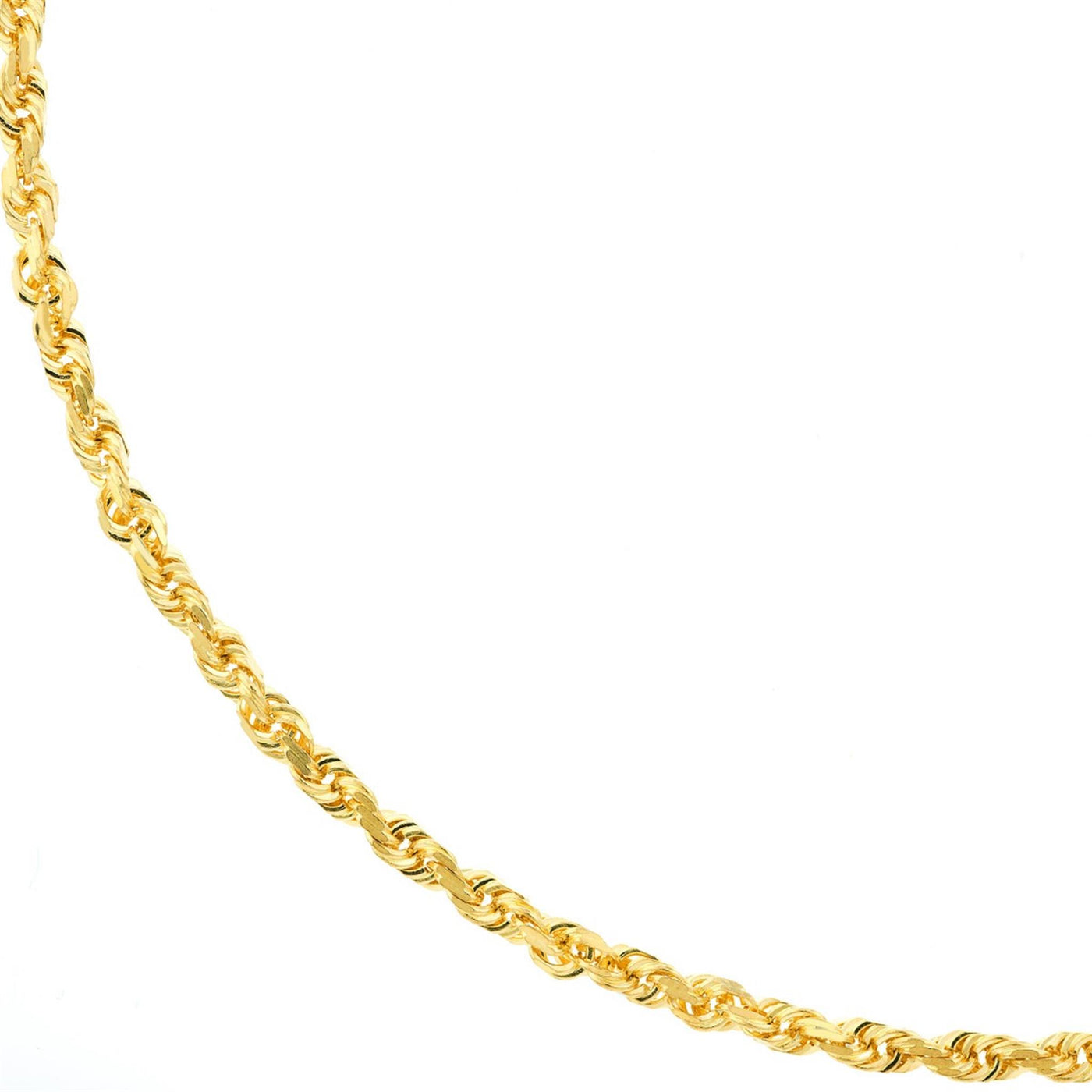 10K Yellow Gold 3mm 20" Rope Chain