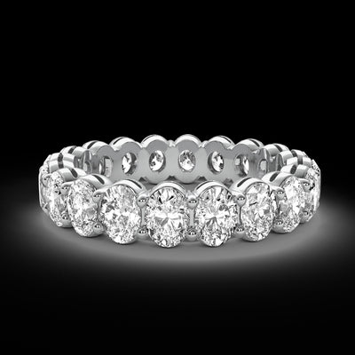 Platinum 4.00ctw Diamond Eternity Band