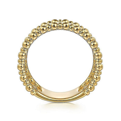 Gabriel 14K Yellow Gold Bujukan Geometric Style Ring