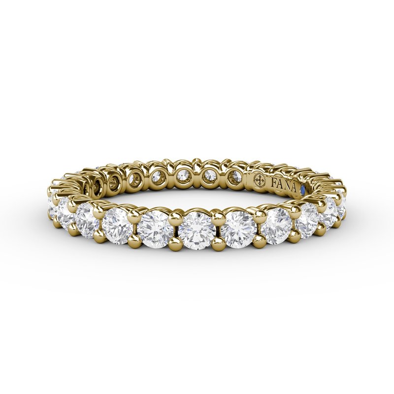 14K Yellow Gold 1.25ctw Diamond Eternity Band 
Featuring a Polished Finish