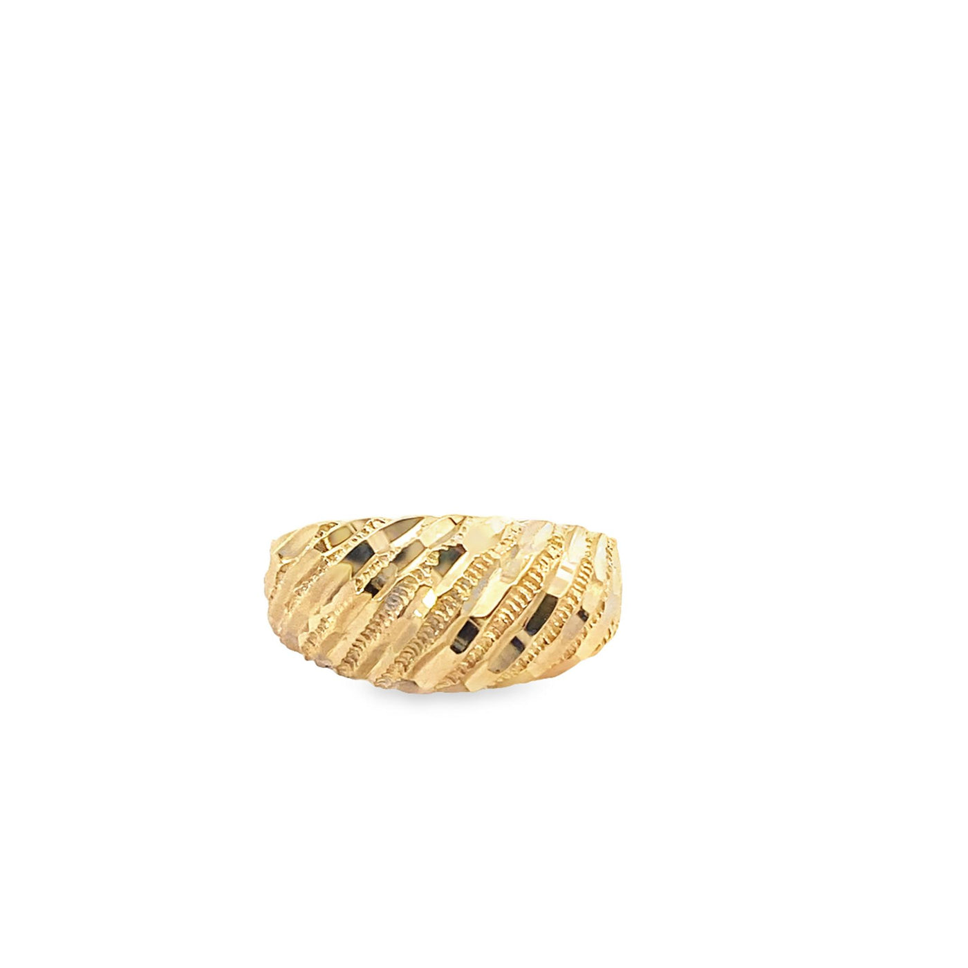 Estate 14K Yellow Gold Dome Ring