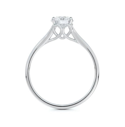 14K White Gold 1.00ct 4 Prong Forevermark Diamond Engagement Ring