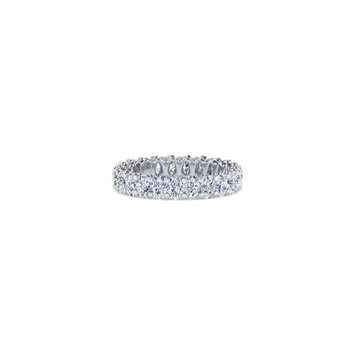 Gabriel 14K White Gold 3.25ctw Eternity Band Model