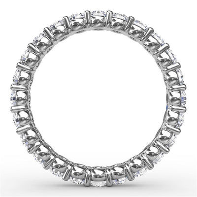 14K White Gold 1.44ctw Diamond Eternity Band 
Featuring a Polished Finish