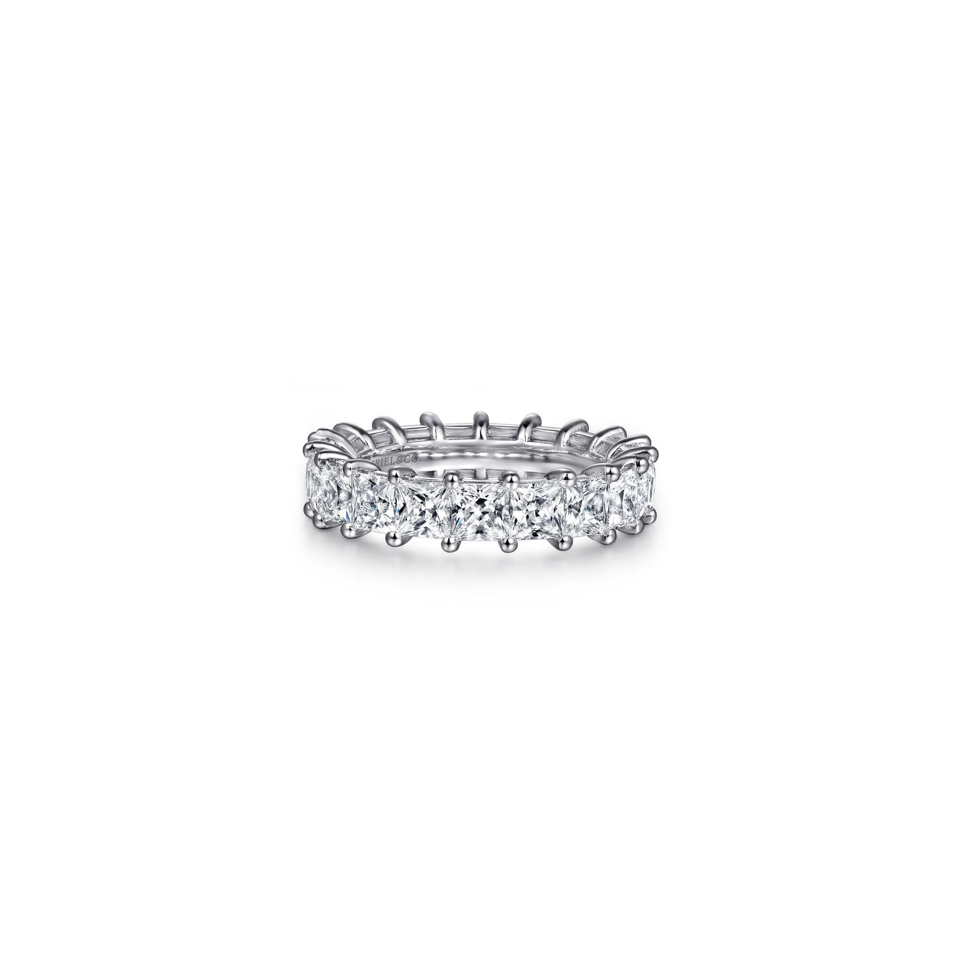 Gabriel 14K White Gold 4.75ctw Eternity Band Model