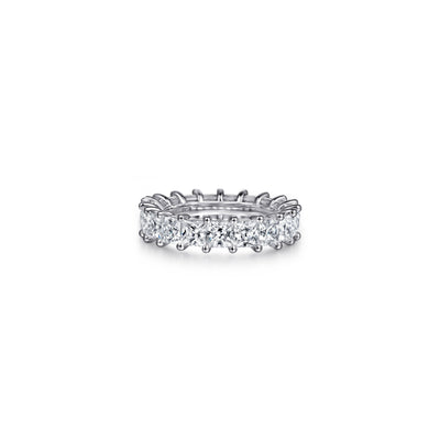 Gabriel 14K White Gold 4.75ctw Eternity Band Model