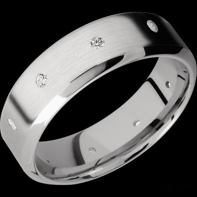 Lashbrook 14K White Gold 7mm Flat Wedding Band