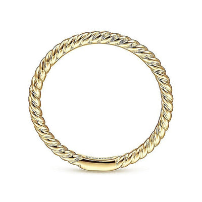 Gabriel 14K Yellow Gold Twisted Bujukan Style Ring