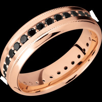 Lashbrook 14K Rose Gold 7mm Flat Wedding Band