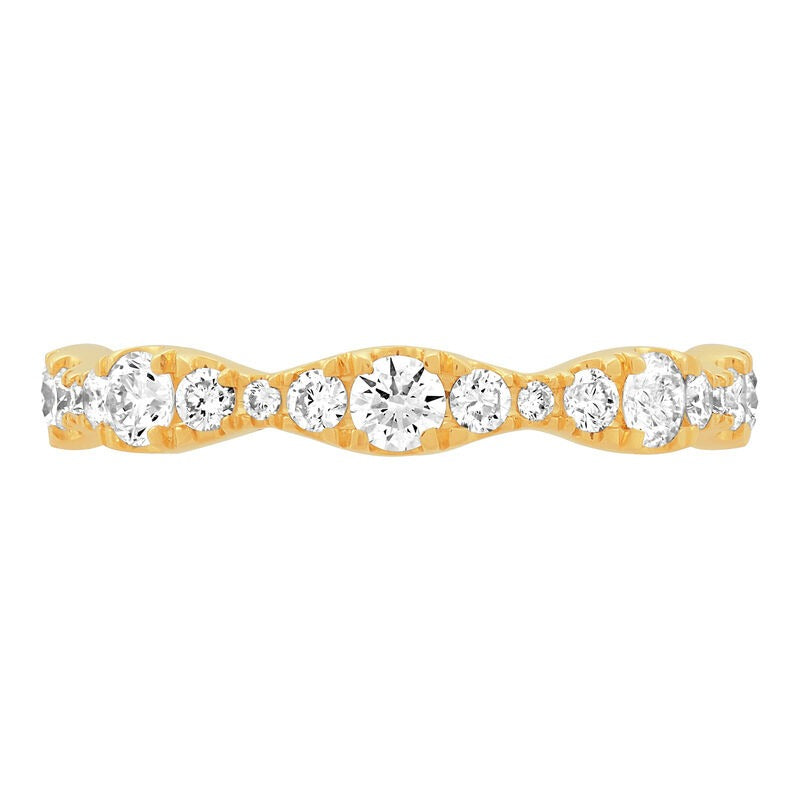Armadani 14K Yellow Gold 0.75ctw Lab Grown Diamond Wedding Band