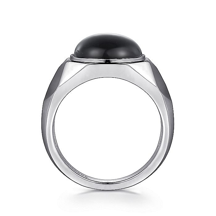 Gabriel Sterling Silver Onyx Ring