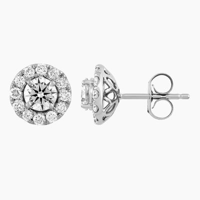 Armadani 14K White Gold 1.00ctw Stud Style Lab Grown Diamond Earrings