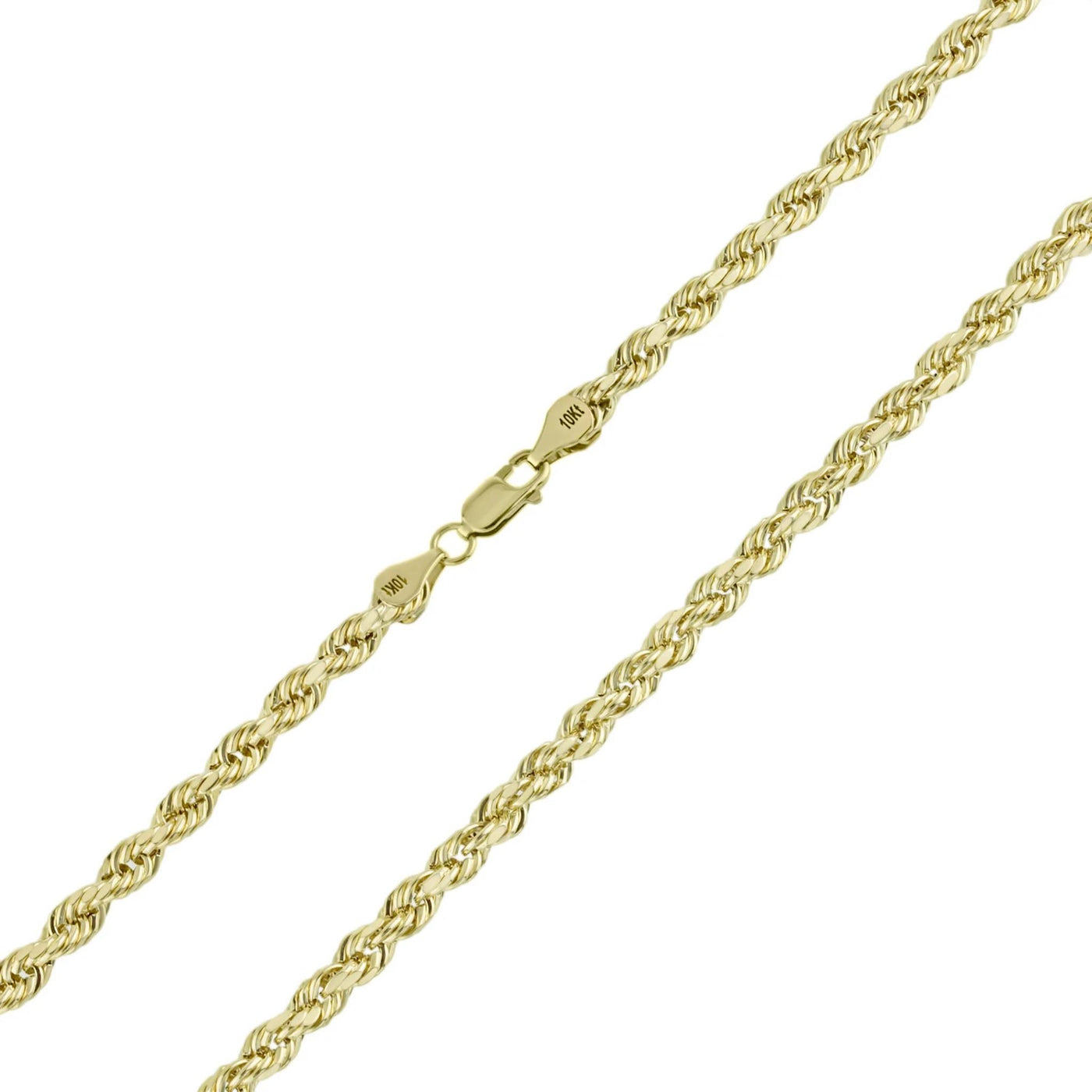 10K Yellow Gold 5mm 22" Rope Chain