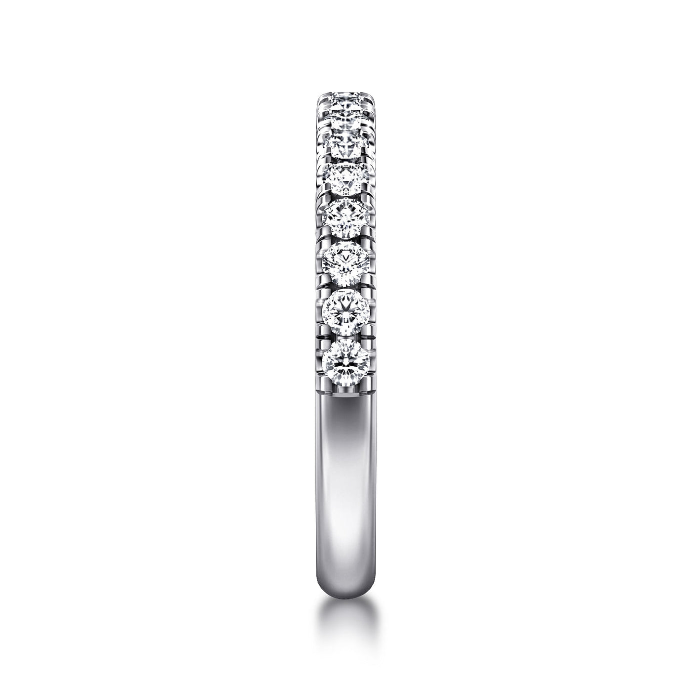 Gabriel 14K White Gold 0.39ctw Clearly Flawless Diamond Band