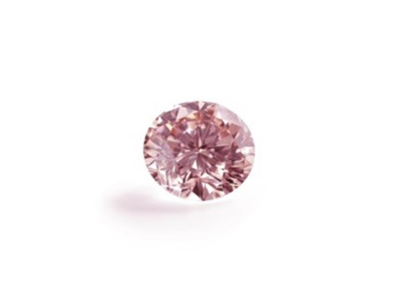 2.00ct VS1 Pink Round Lab Grown Diamond by LIGHTBOX